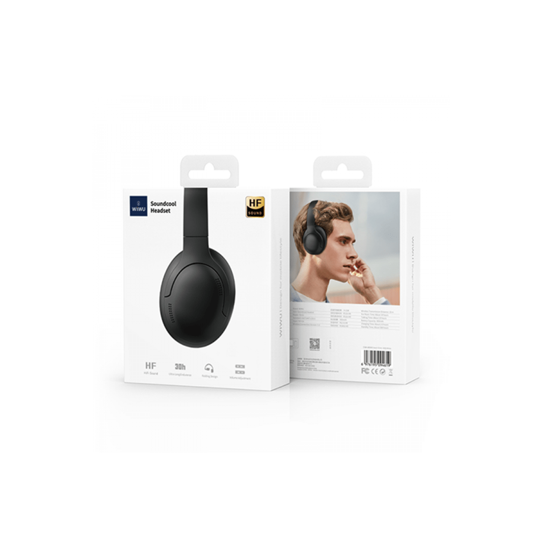 Wiwu TD-02 Soundcool Headset - Black in Qatar Wiwu TD-02 Soundcool Headset - Black in Qatar